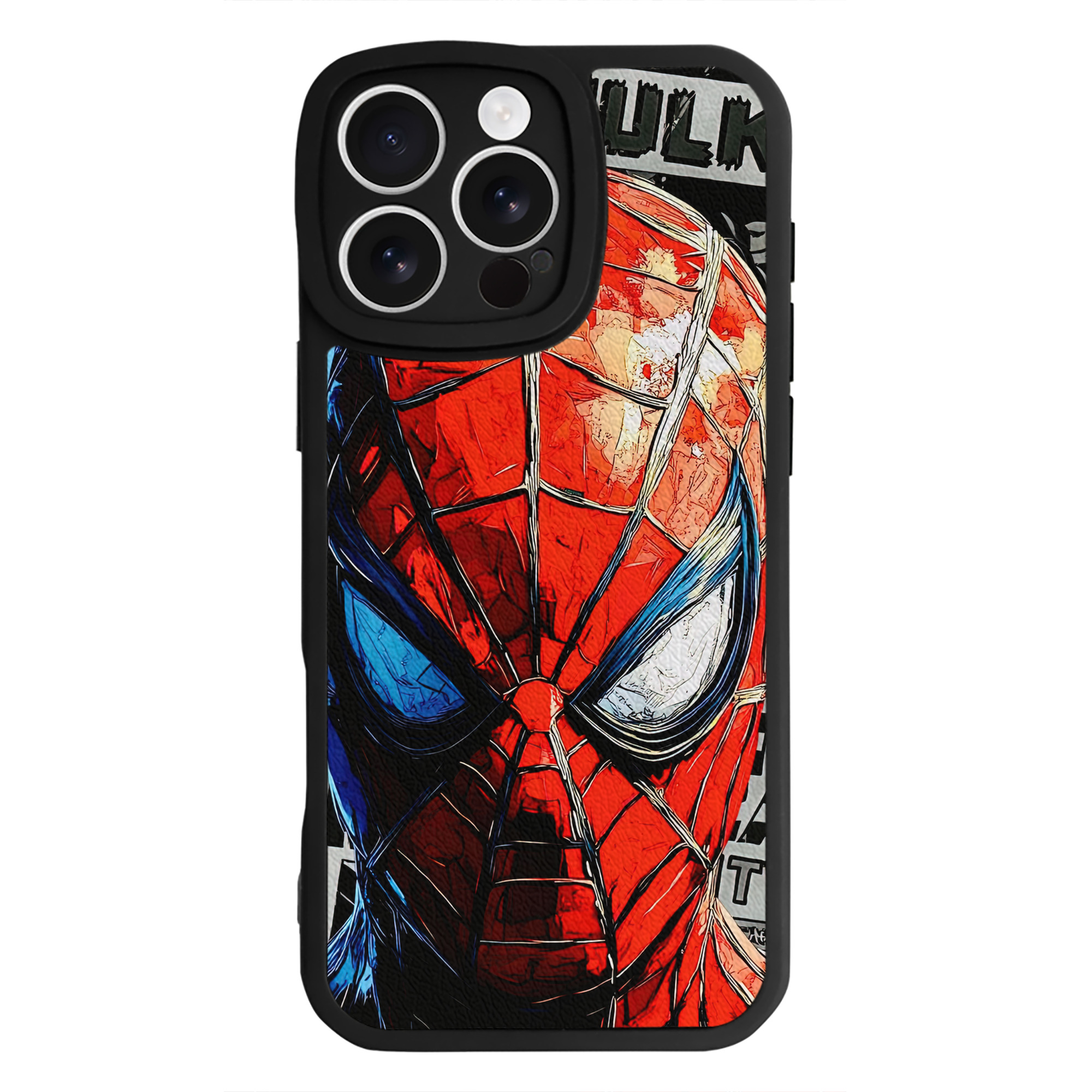 Spider Man スパイダーマン 【iPhone 16シリーズ対応】シリコンスマホケース（レザー調） 材質：シリコン